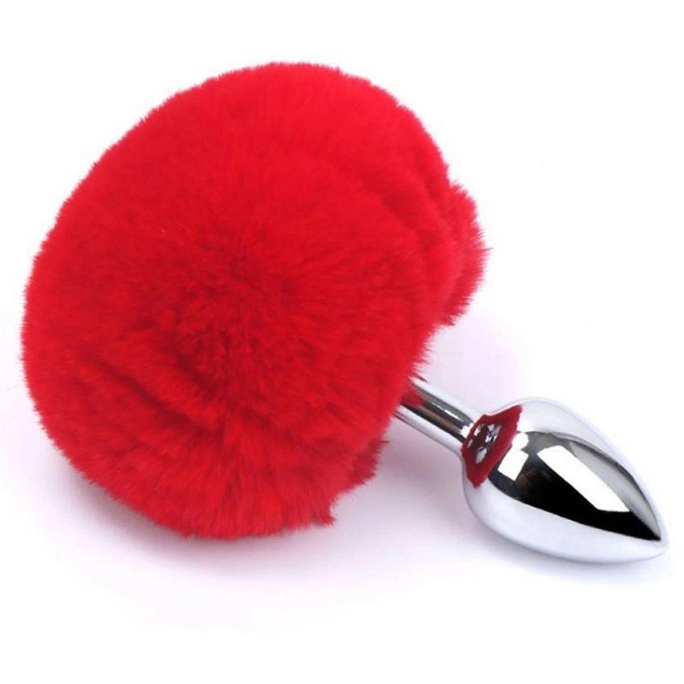 Plug Anal Pequeno em Aço Pompom Colors   - 1