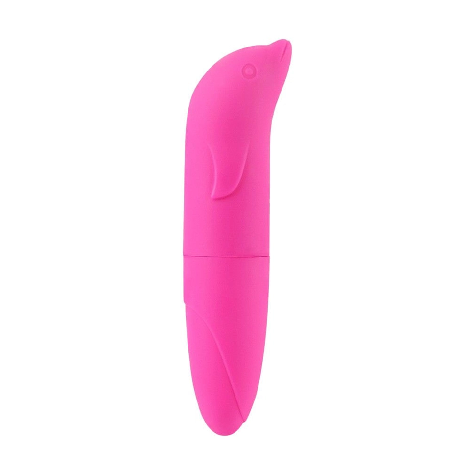 Vibrador Ponto G Golfinho Aveludado Pink - 2