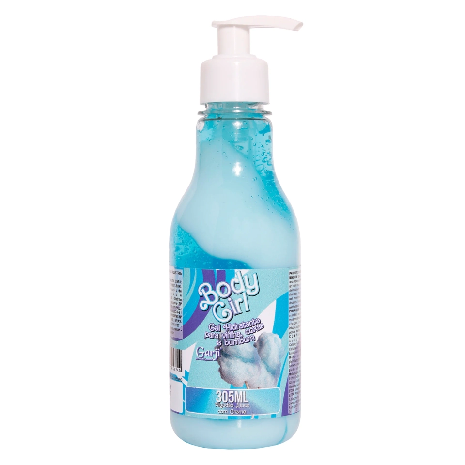 Body Girl Gel Hidratante Para Virilha E Bumbum Beijável 305ml Garji
