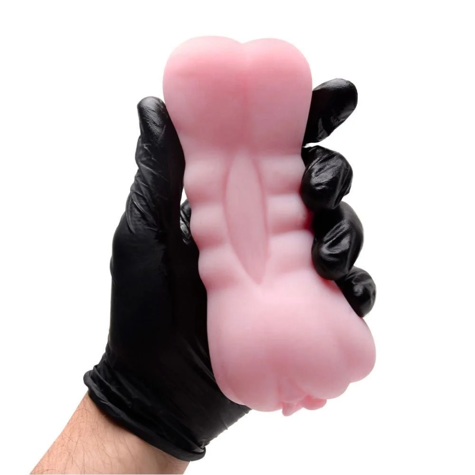 Masturbador Duplo Vagina e ânus Túnel Texturizado - 2