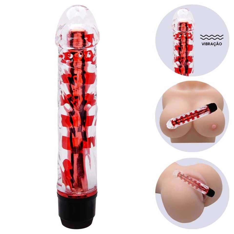 Vibrador Personal Com Capa Silicone Em Formato De Penis - 2