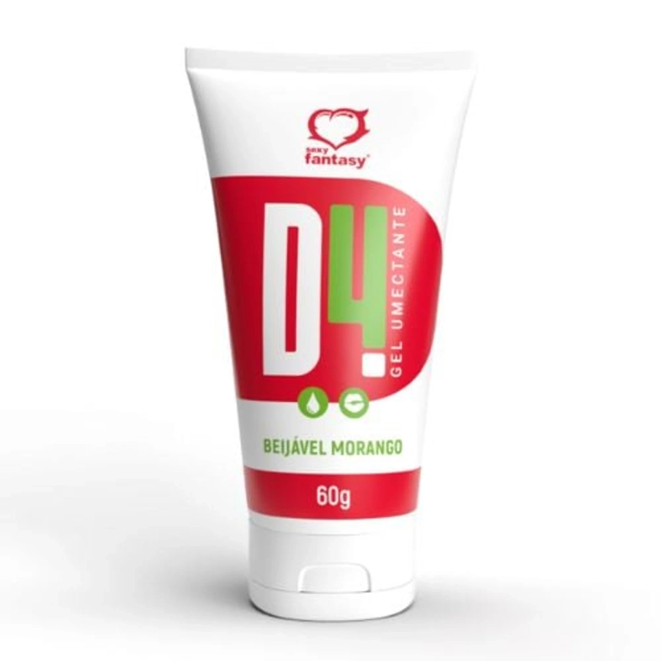 D4 Lubrificante Íntimo Beijável 60g Sexy Fantasy - 1