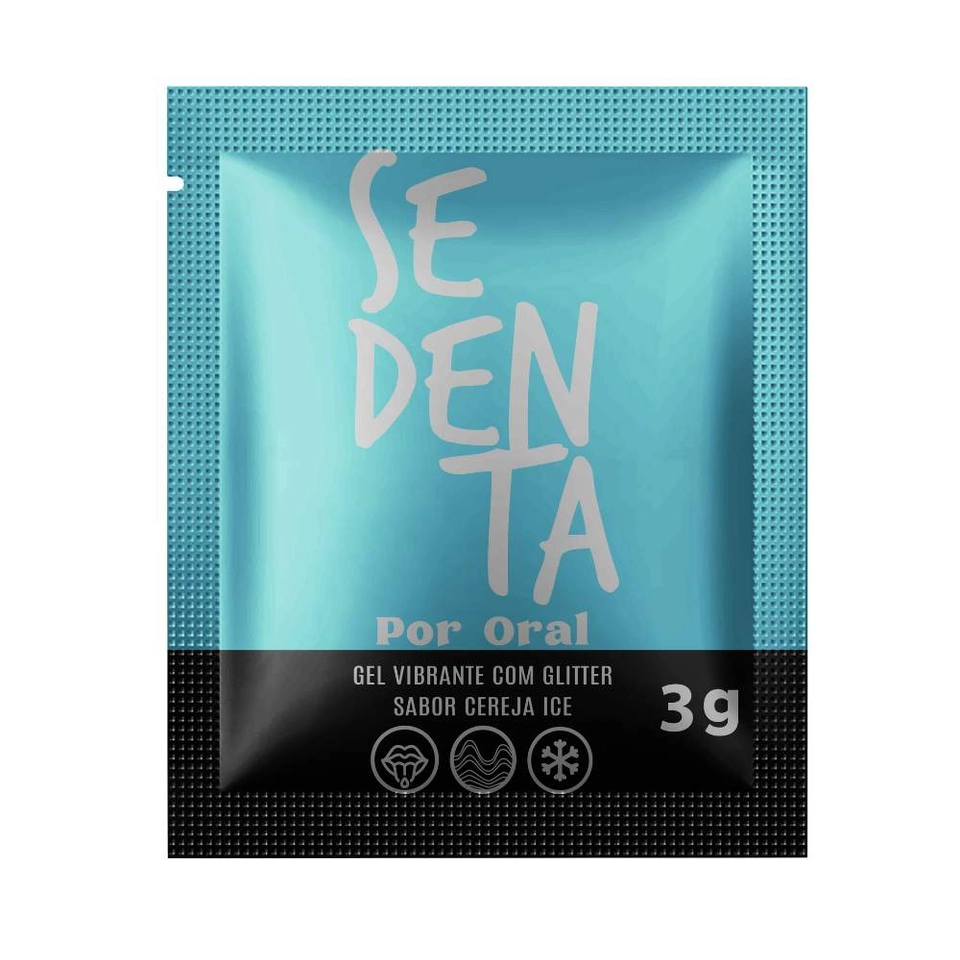 Gel Comestível Sedenta Por Oral Sachê 3g Pepper Blend - 1