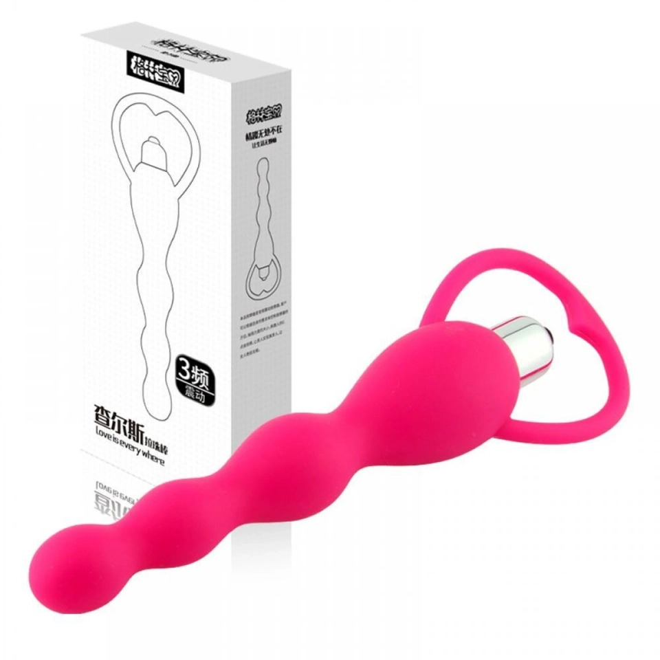  Plug Anal Aveludado Com Vibro Liga E Desliga - 2