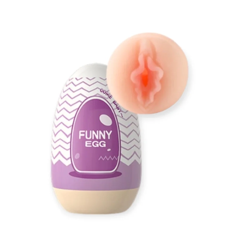 Masturbador Formato Vagina Funny Egg Purple Lilo - 3