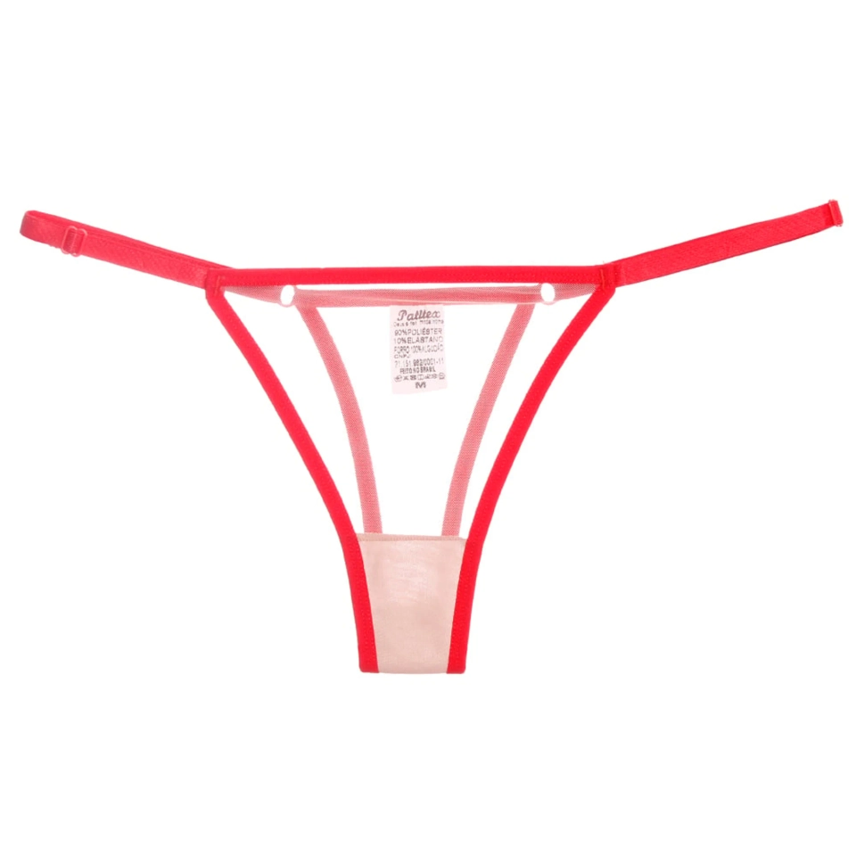 Calcinha Sexy Colors Em Tule Patitex - 1