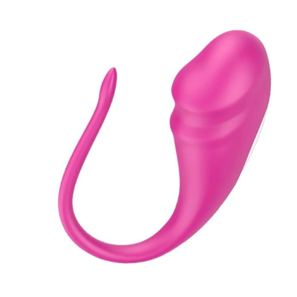 Vibrador De Casal Formato De Glande 10 Vibrações Controle Por Aplicativo - 2