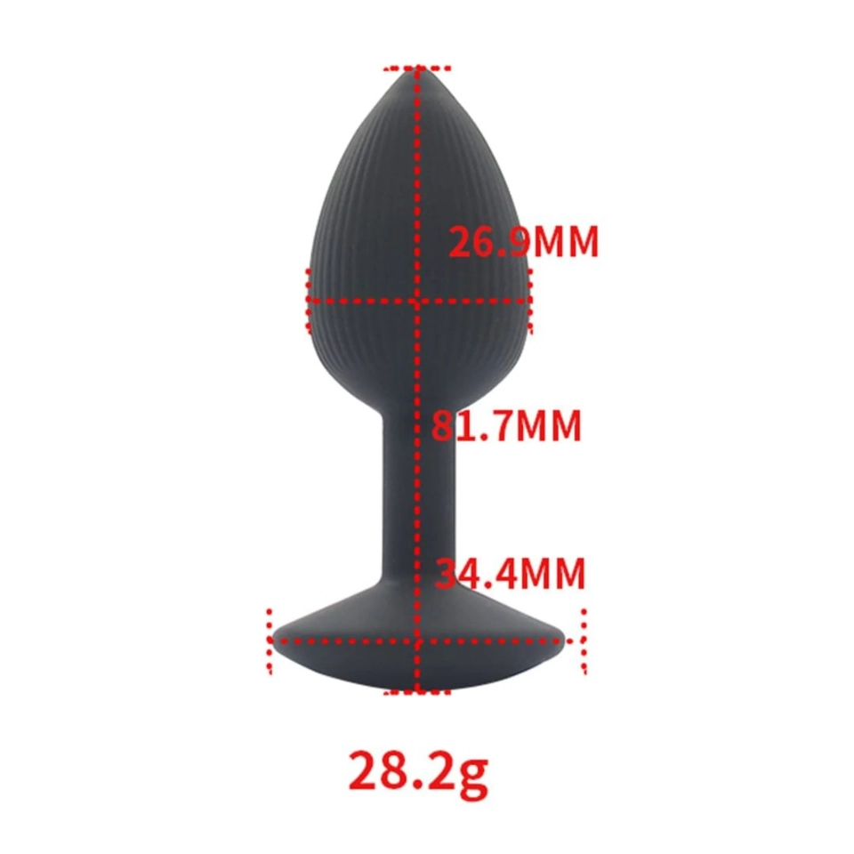 Plug Anal Aveludado Pequeno Vibe Toys - 3