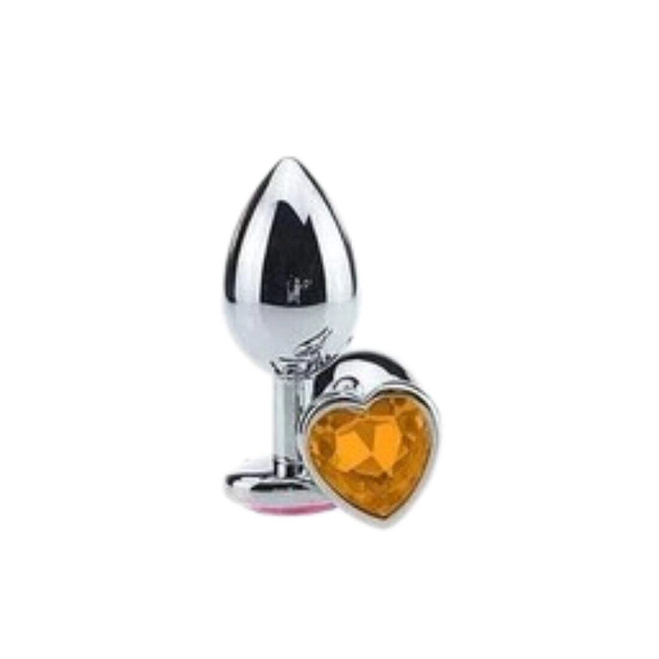Plug Anal Metal Pequeno Coração Sensual Love