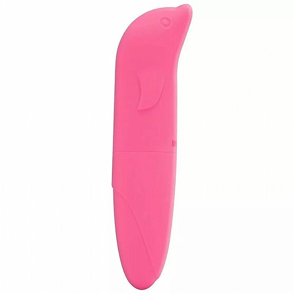 Vibrador Ponto G Golfinho Aveludado  Rosa - 2