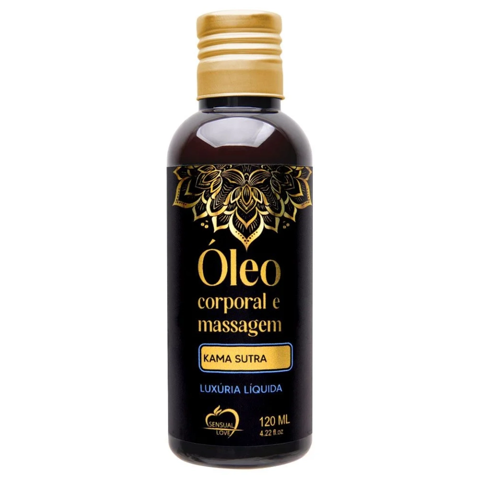  Óleo Corporal Para Massagem 120ml Sensual Love