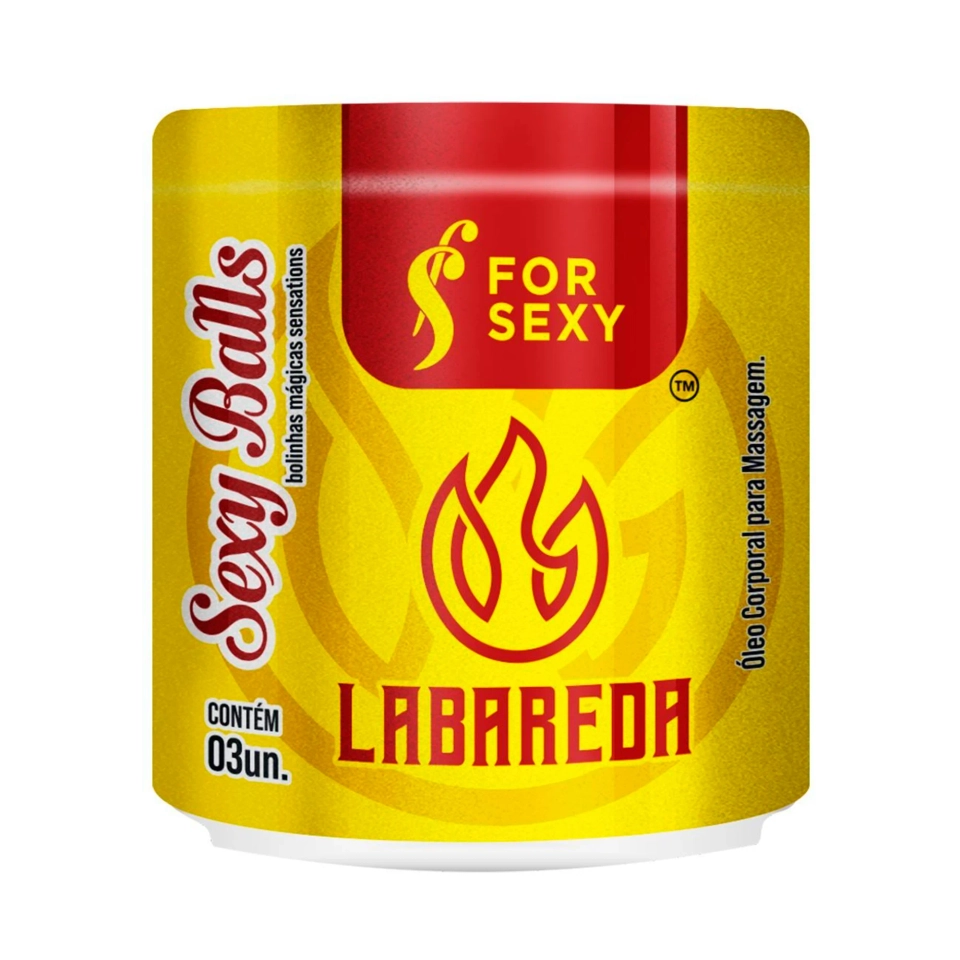 Labareda Hot Sexy Balls Intense Bolinha 3 Unids. Forsexy