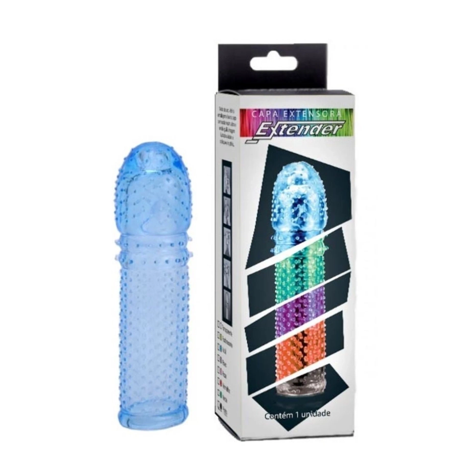  Capa Peniana Extender Em Silicone 16cm X 4cm K Gel - 2