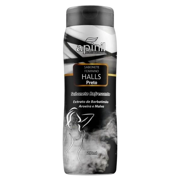 Sabonete Íntimo Halls Preto 200ml Apinil - 1