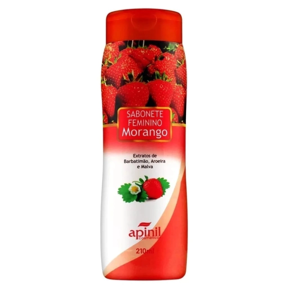 Sabonete Íntimo Morango 200ml Apinil - 1
