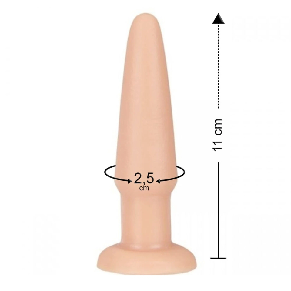 Plug Anal Maciço 11 X 2,5 Cm Ktoy - 2