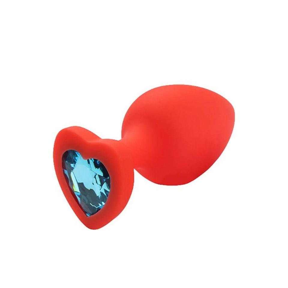  Plug Anal Aveludado Grande Coração  9,0 X 4,0 Cm Vibe Toys - 1