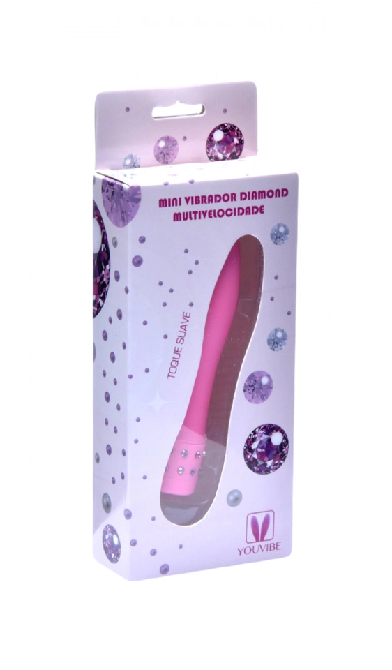 Vibrador Diamond Princess Multivelocidades Toque Suave - 2