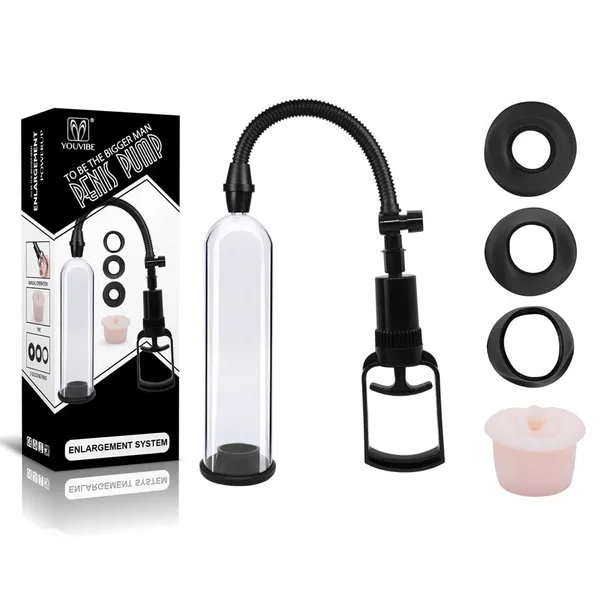 Bomba Peniana Manual Alavanca com Vagina Pênis Pump Youvibe