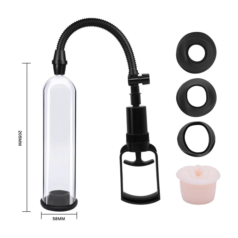 Bomba Peniana Manual Alavanca com Vagina Pênis Pump Youvibe - 2