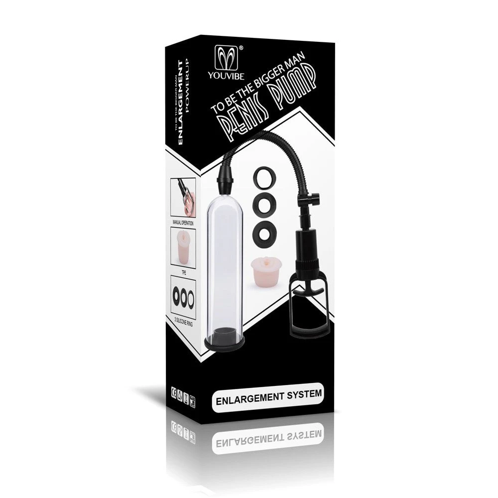 Bomba Peniana Manual Alavanca com Vagina Pênis Pump Youvibe - 3