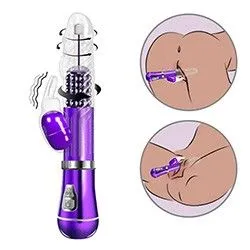 Vibrador Rotativo Coelho Vai E Vem Com 9 Modos De Vibração  - imagem 1