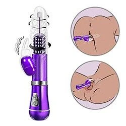 Vibrador Rotativo Coelho Vai E Vem Com 9 Modos De Vibração  - 1