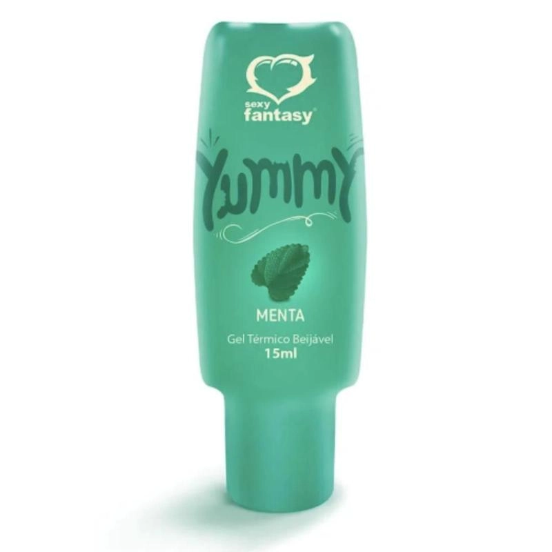 Gel Térmico Beijável Yummy 15ml Sexy Fantasy menta - 1