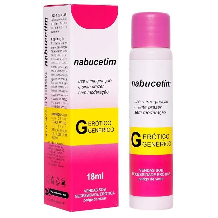 Lubrificante Íntimo Nabucetim 18ml Segred Love