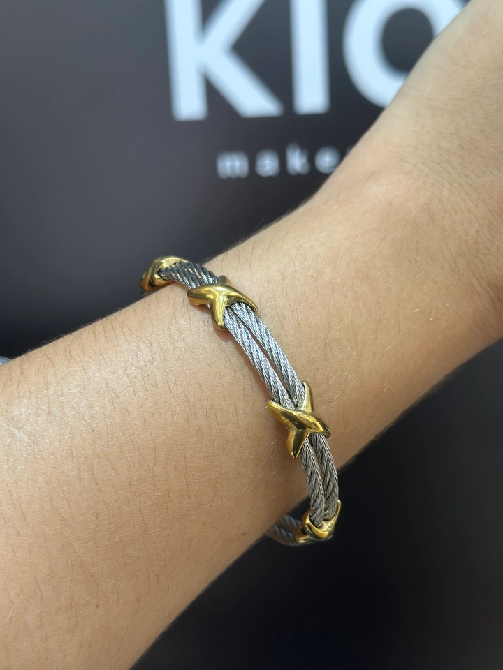 Bracelete Aço Inoxidável  - 1