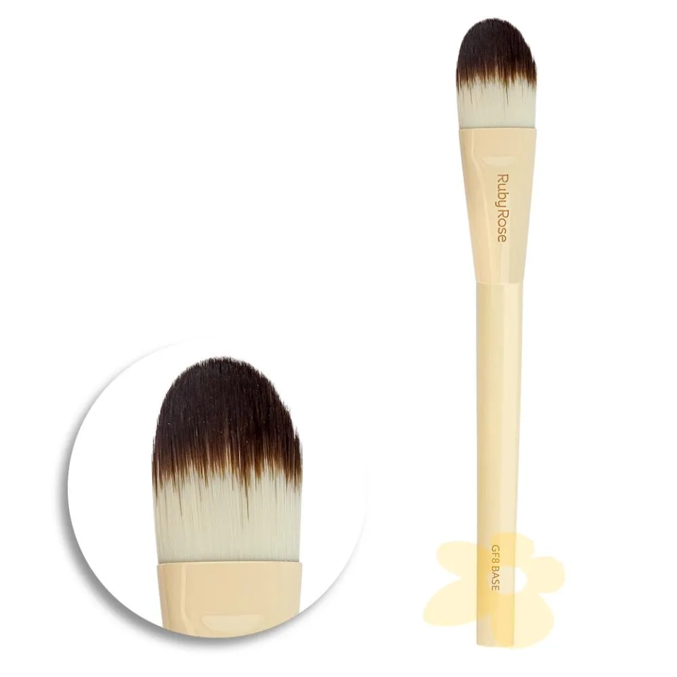 Pincel para base GF8 linha Glass - Ruby Rose - 1