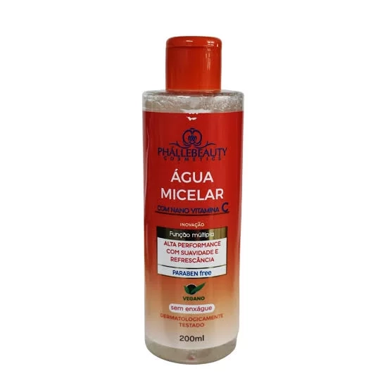 Água Micelar Vitamina C - Phallebeauty 