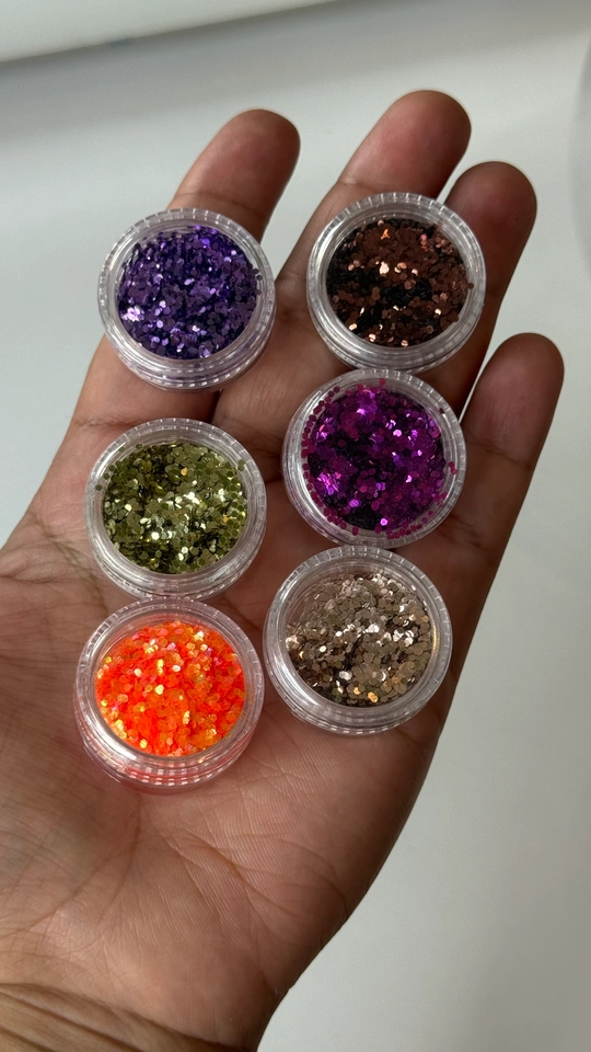 Glitter flocado