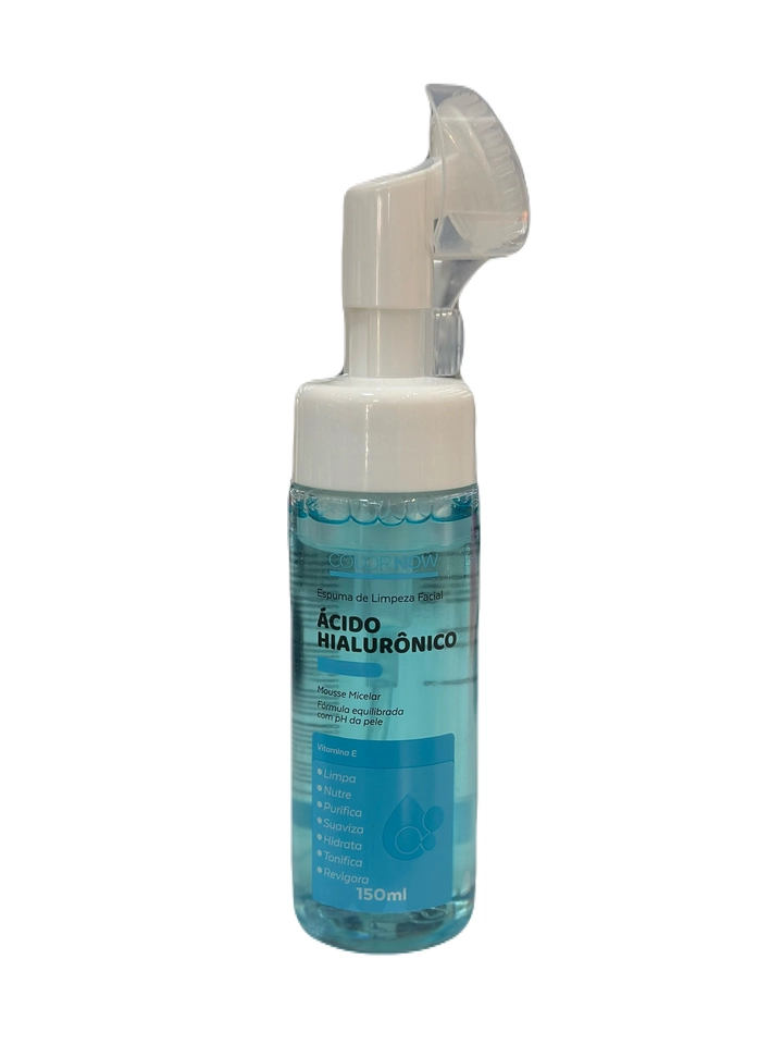 Espuma de limpeza facial ácido hialurônico - Colornow