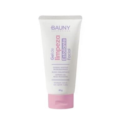 Gel De Limpeza Esfoliante Facial Rosa Mosqueta - Bauny