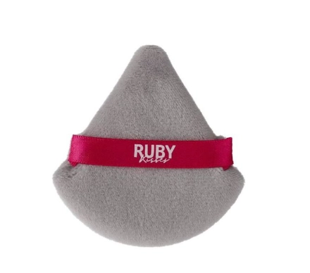 Esponja Puff para Pó Triangular Cinza - Rk Ruby Kisses - 1
