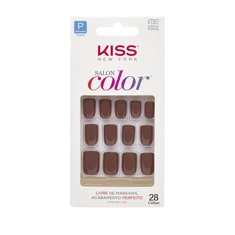 Unha Postiça Salon Color Vanity - Kiss New York - 1
