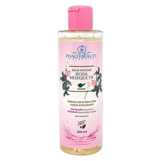 Água micelar rosa mosqueta - Phallebeauty