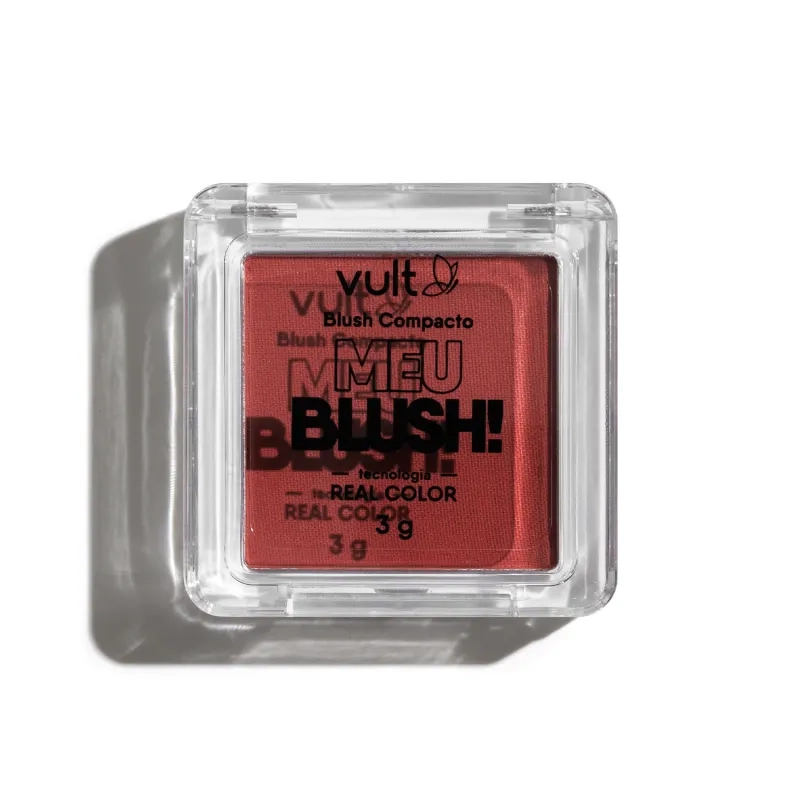 Blush Compacto Malva Matte Meu Blush! 3g Vult - 1