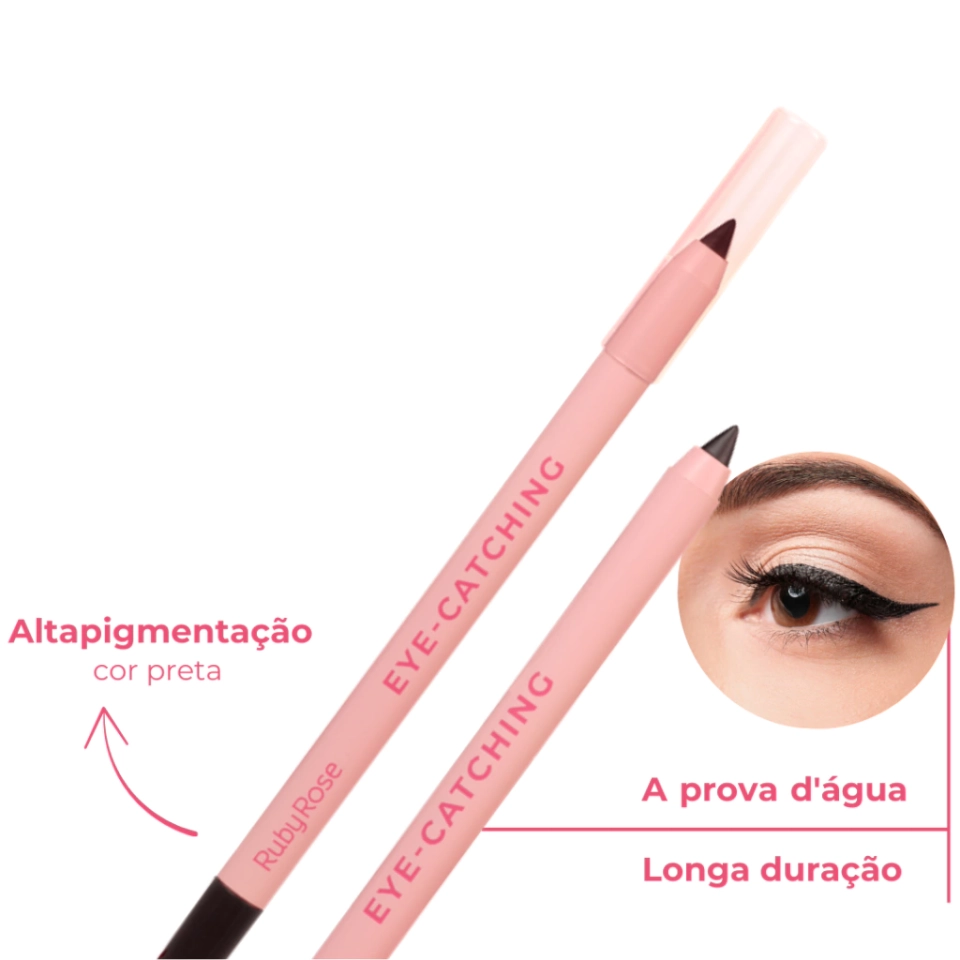 Lápis de olho preto eye catching - Ruby rose  - 1