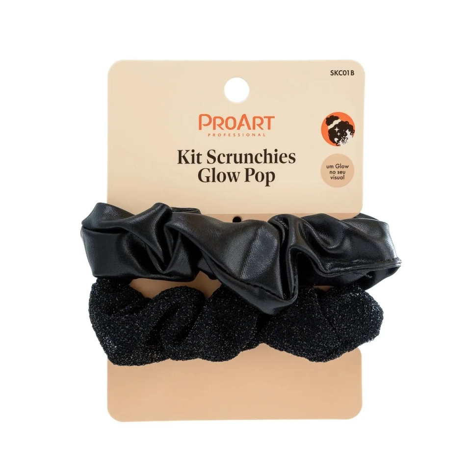 Kit de Scrunchie Glow Pop 2 Peças - ProArt - 1