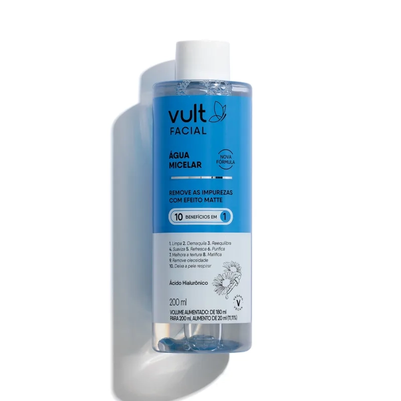 Água Micelar Facial 200ml Vult