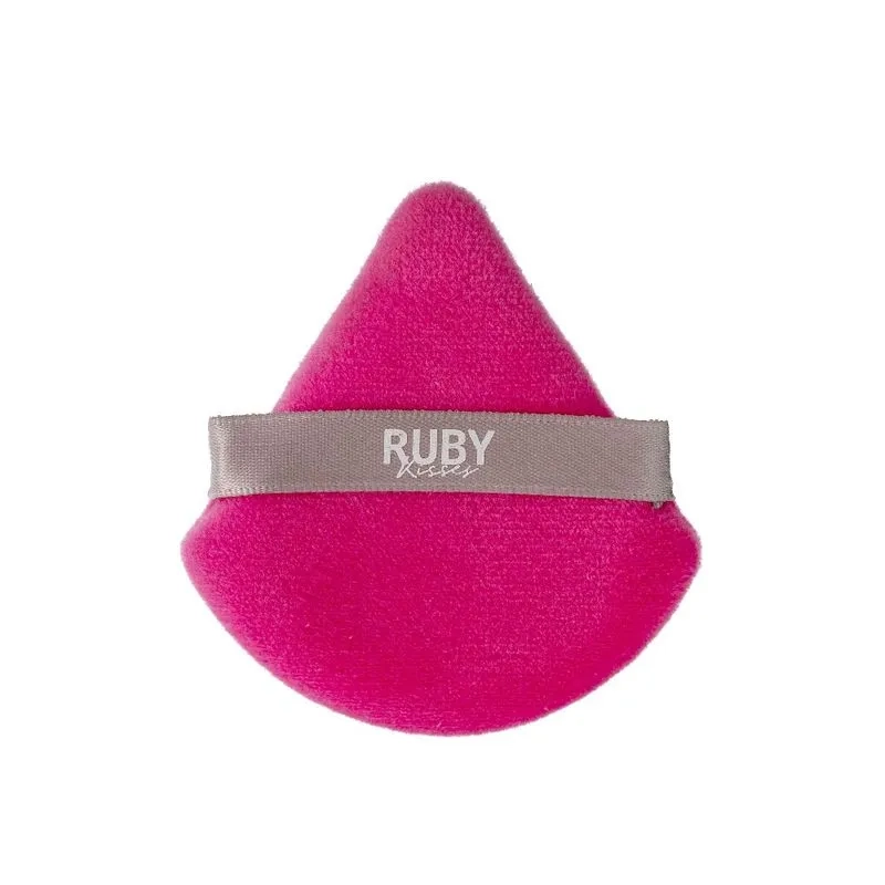Esponja Puff para Pó Triangular Rosa - Rk Ruby Kisses - 1