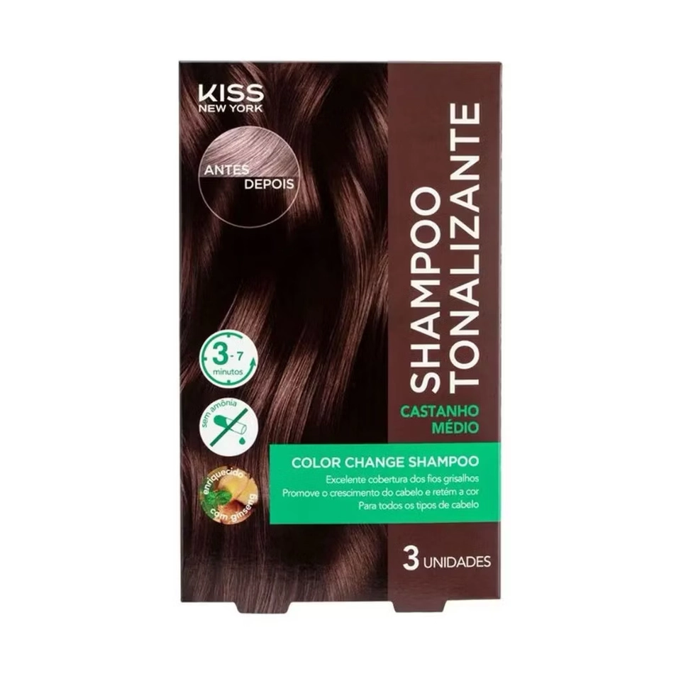 Shampoo Tonalizante Color Change - Kiss New York - 5