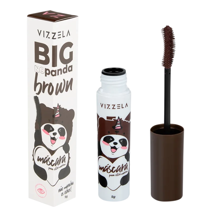Máscara de cílios Big no panda brown - Vizzela  - 1