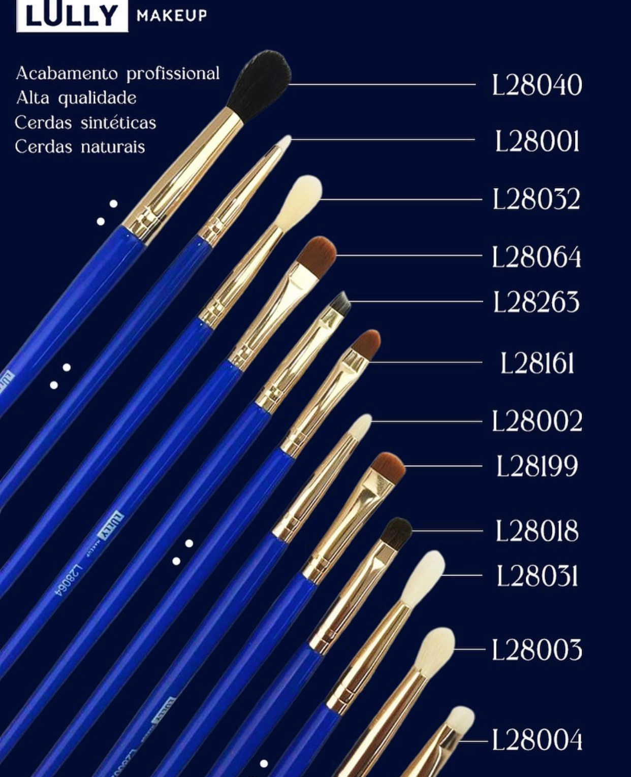 Pincéis - Lully Makeup (veja as variações) - 1