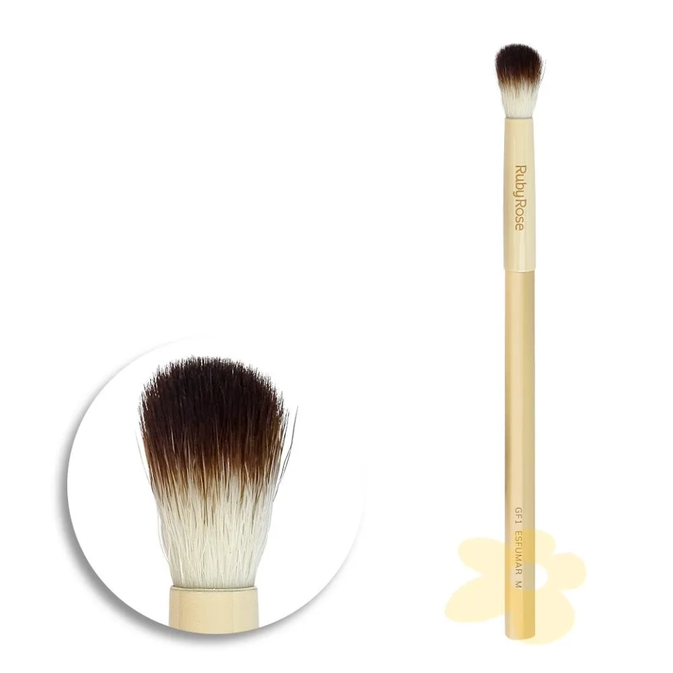 Pincel de esfumar M GE1 Linha Glass - Ruby Rose - 1