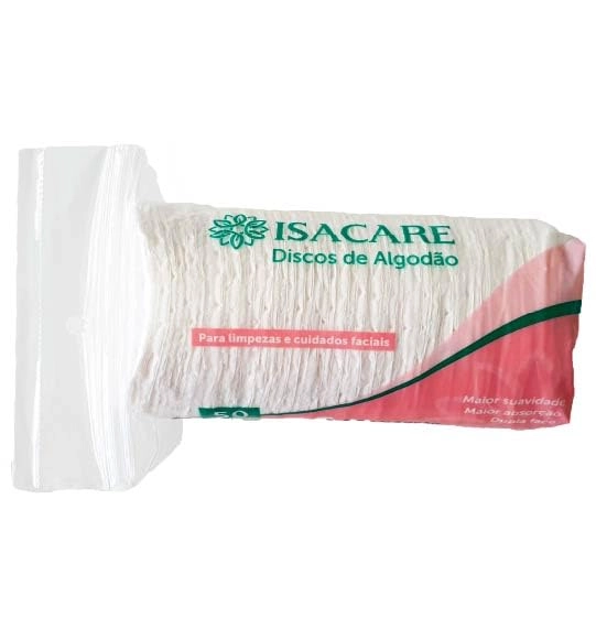 Disco de algodão - isacare 