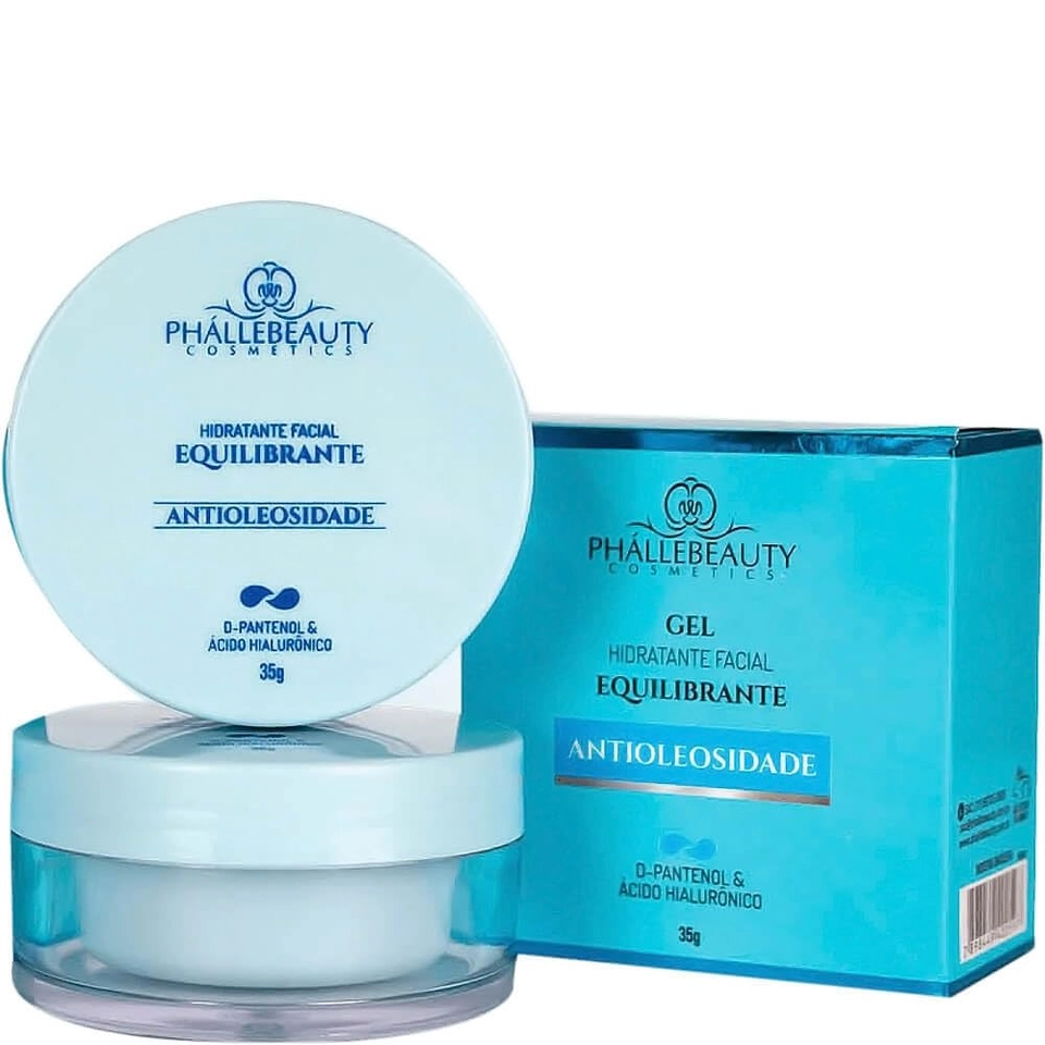 Gel hidratante equilibrante antioleosidade - Phallebeauty 