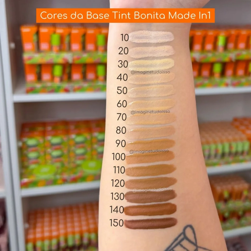 Base Tint Bonita Foundation Made IN! - Melu by Ruby Rose - imagem 2